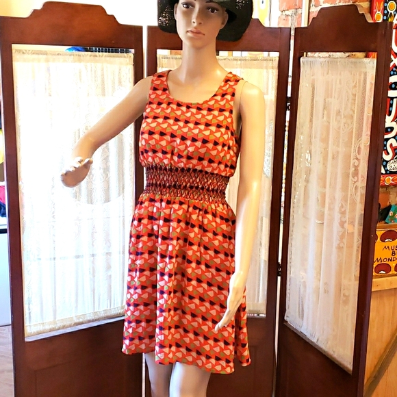 Doe & Rae Lined Empire  Waist Dress - Picture 2 of 5